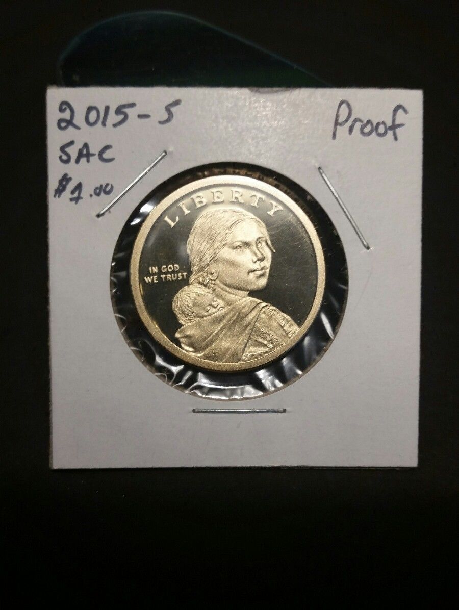 US Coins 2015 P&D Native American Sacagawea Dollars $1 Choice BU Mint US Coins US Dollar Coins