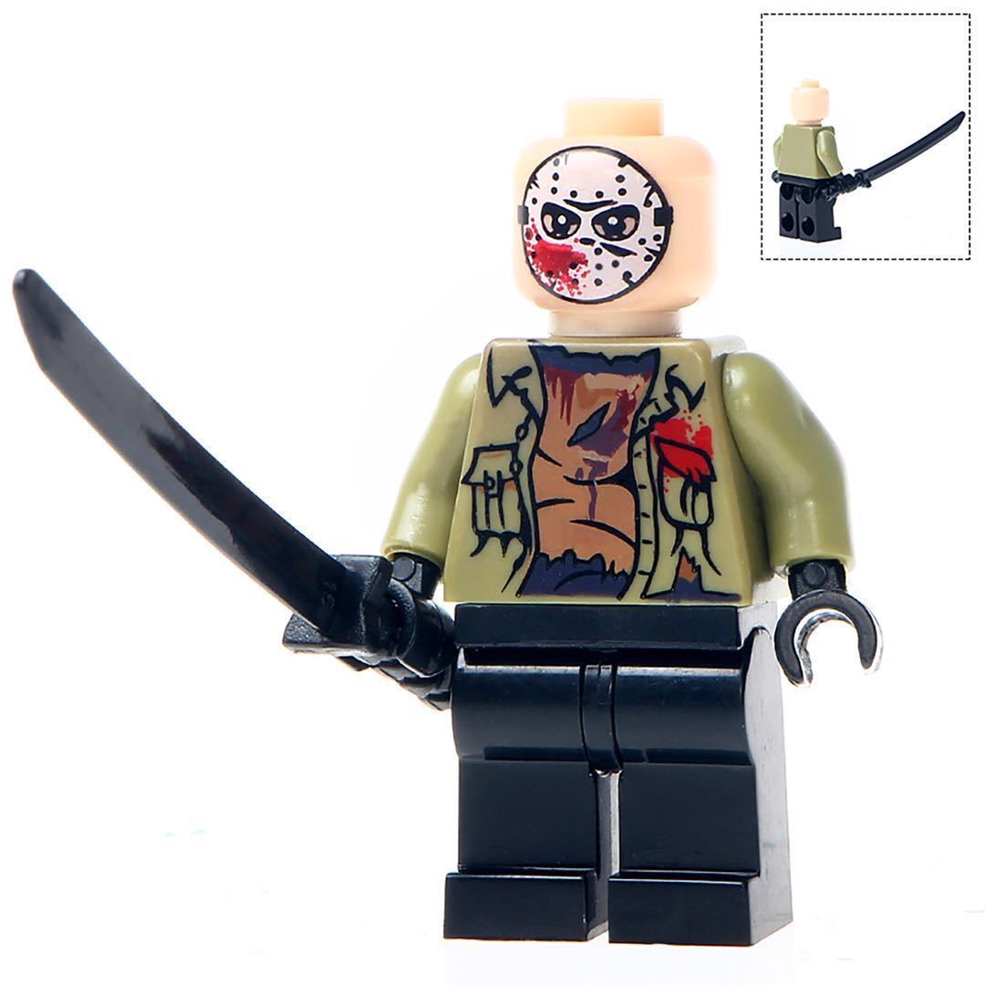 Jason Voorhees Serial Killer Horror Themed Lego Moc Minifigures Toy ...