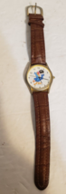 Vintage Toucan Sam Watch 1991 Kellogg Co. Fruit Loops Leather Band Needs... - $15.52