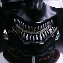 Movie Tokyo Ghoul Ken Kaneki Latex Cosplay Props Halloween Mask - $28.56