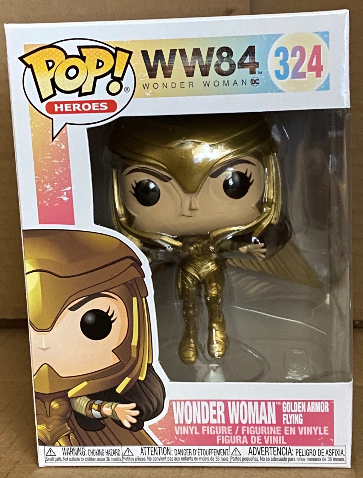 wonder woman flying funko pop