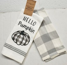 2 Different Printed Cotton Kitchen Towels (16"x26") Hello Pumpkin, Lp - $14.84