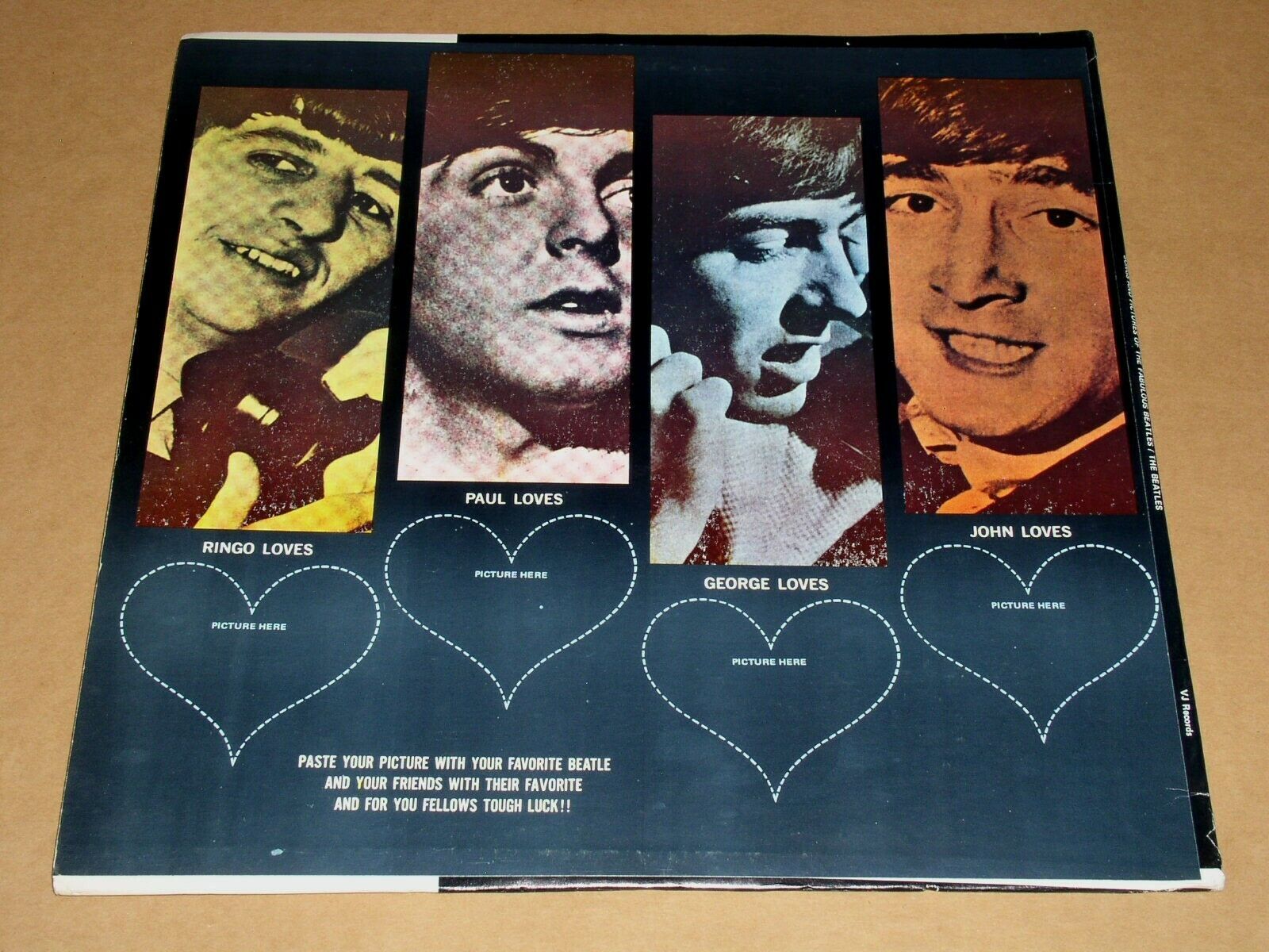 The Beatles Songs And Pictures Of The Fabulous Beatles Record Album Vee 