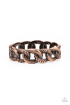 Paparazzi Bold Move Copper Bracelet - New - $4.50