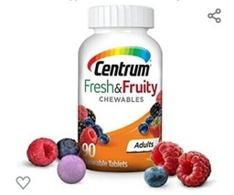 Mixed berry Centrum Adult Chewable Multivitamins, 90 tablets exp Date 05/23