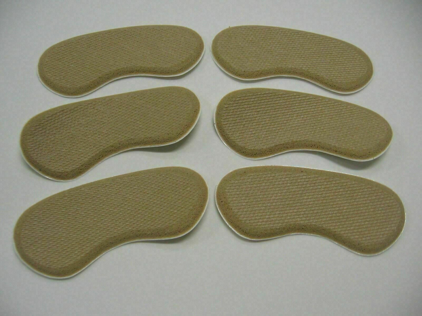 Heel Grippers - Rubber Shoe Grips Self Adhesive-3 Pair (6 grips) - FREE SHIPPING