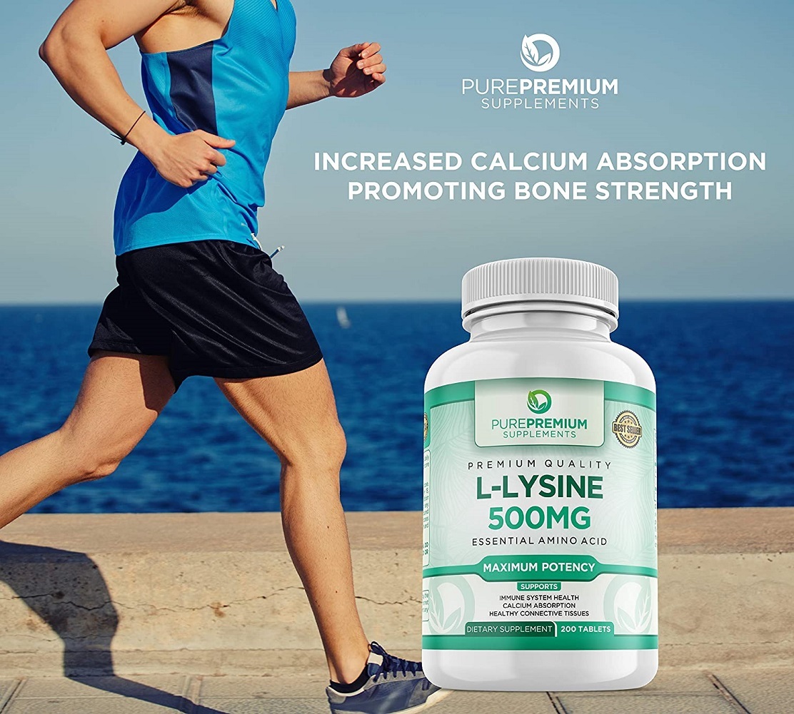 Premium LLysine by PurePremium (Maximum Strength) Essential Amino Acid
