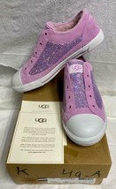 New In Box UGG K Laela Pink Hologram Sneaker Shoe Size 5 US - $74.24