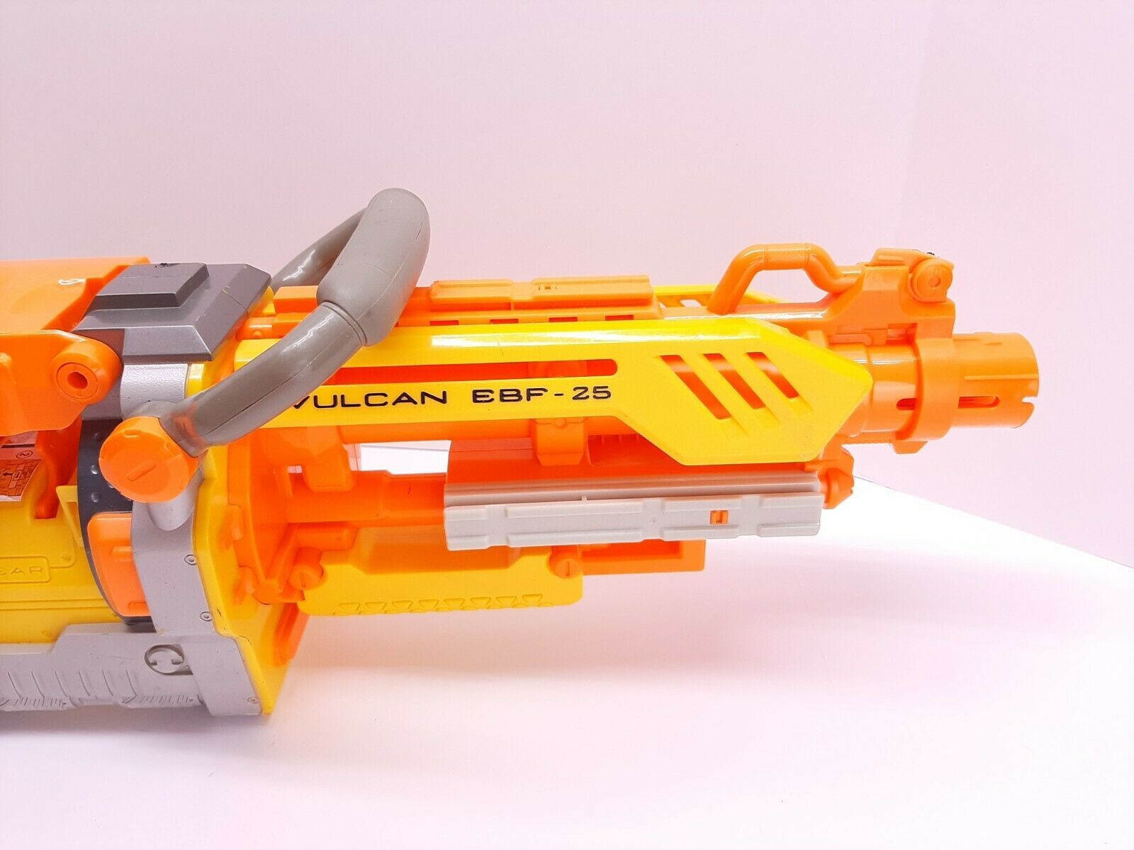 Yellow NERF Vulcan EBF-25 Gun Dart Blaster Machine FOR PARTS - Dart ...