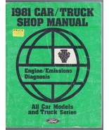 1981 Ford Car Truck Series Shop Service Manual Engine Emissions Diagnosis - $19.75
