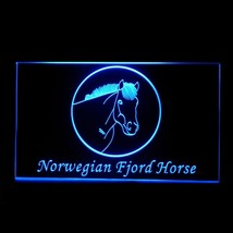 210255B Elegant Delicate Nature delight Norwegian Fjord Horse LED Light Sign - $21.99