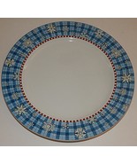 Sakura Snowflake Dinner Plate Debbie Mumm&#39;s the Word Stoneware S2298228G2 - $21.78