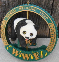 1991 Enesco Treasury of Christmas Ornaments World Wildlife Fund Panda First Issu - $18.00