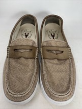 Cole Haan Men's Shoes Pinch Maine Classic Slip On Tan Canvas & Leather 8.5 Med - $37.39
