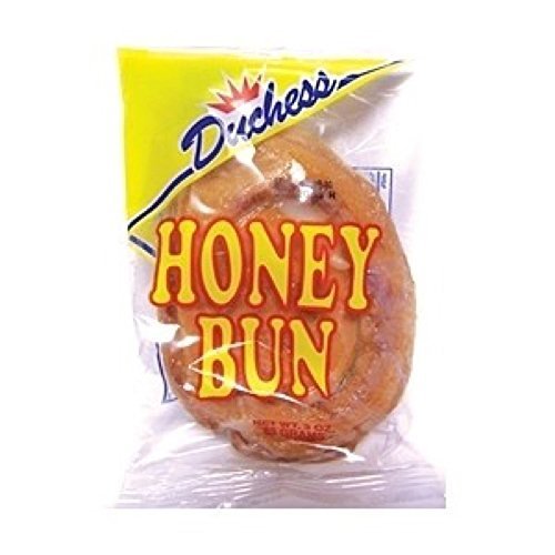 Duchess Honey Buns 24 Count 3 oz. Individually Wrapped Packages Bread