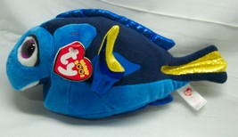Ty Disney Finding Nemo Soft Sparkly Dory Blue Fish 7" Plush Stuffed Animal New - $16.34