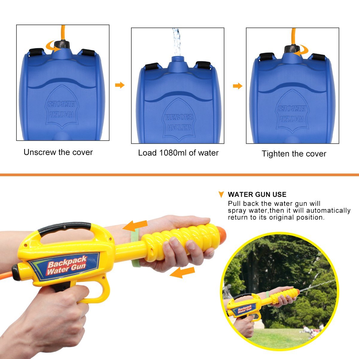 long range squirt guns