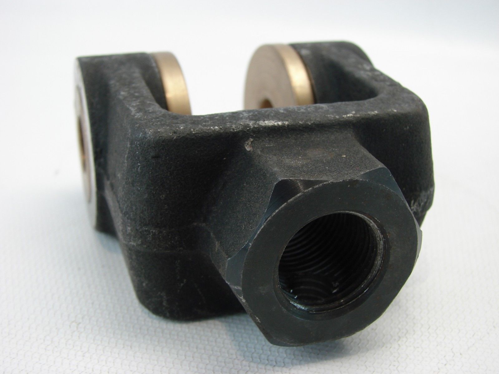 Clevis BDC07 3/4"16 Rod Threads 1/2" Removable Brass Inserts