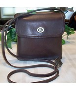 Coach 9049 Tango Leather Bag Vintage 1998 Mahogany Nickel Hardware Crossbody EUC - $99.00