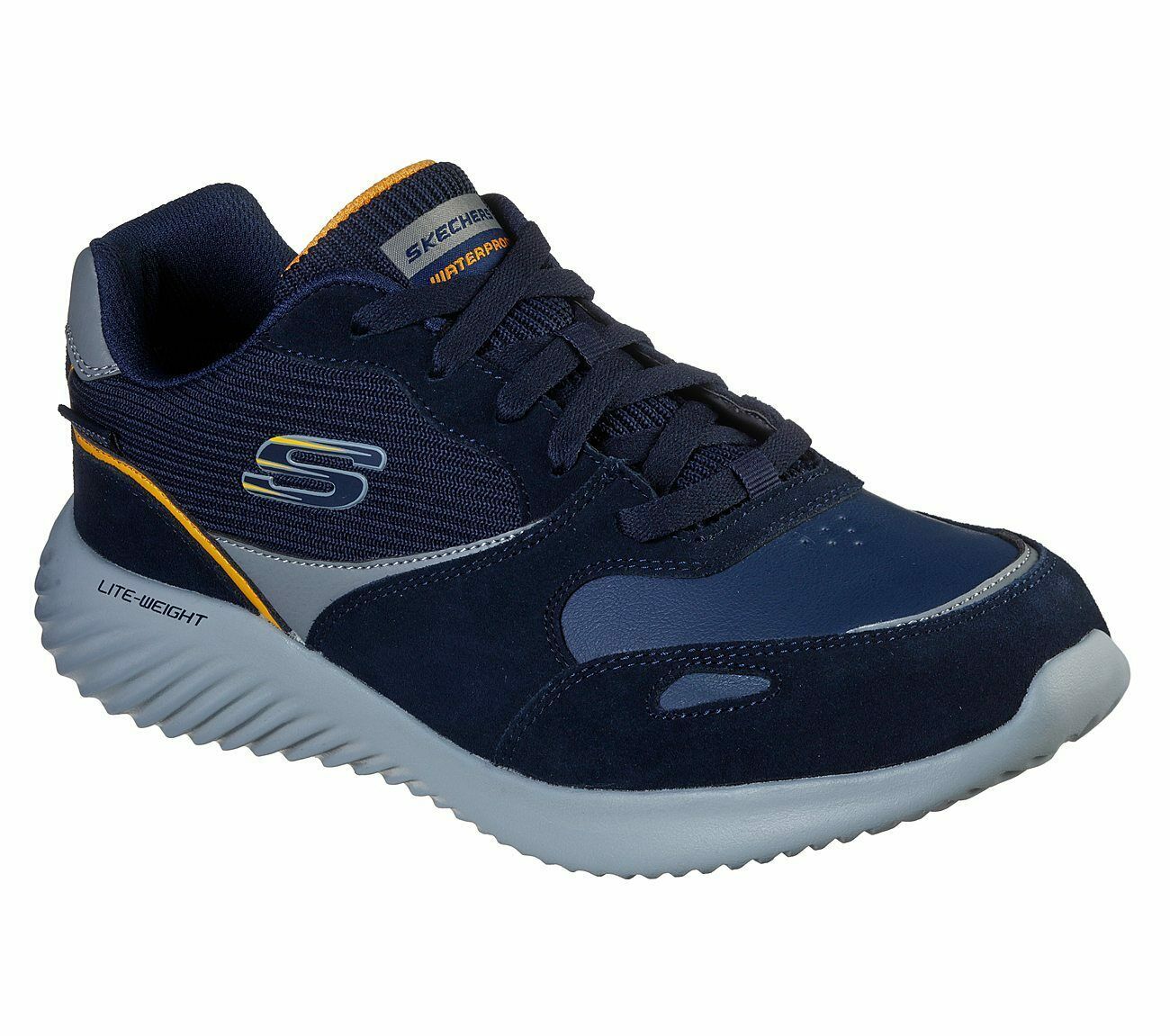 Skechers Navy shoes Men's Memory Foam Sport Comfort Casual waterproof ...