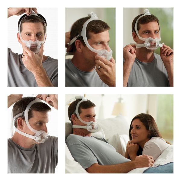 DreamWear Full Face Mask Fitpack with Headgear by Philips Respironics ...