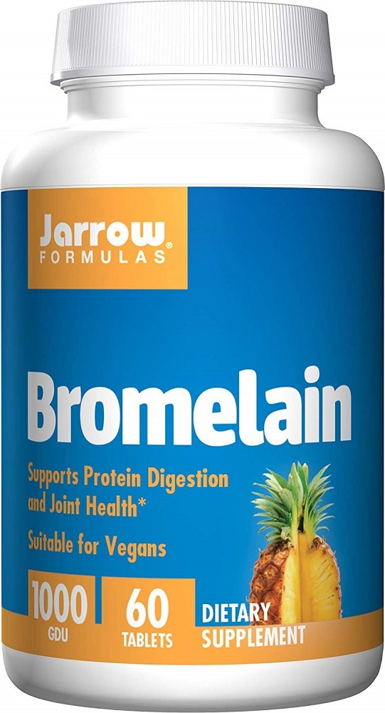 Jarrow Formulas Bromelain 1,000 500 mg Tabs, 60 ct