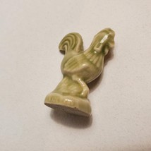 Wade Whimsies Rooster Figurine, Wade England Collectibles, green chicken bird image 4