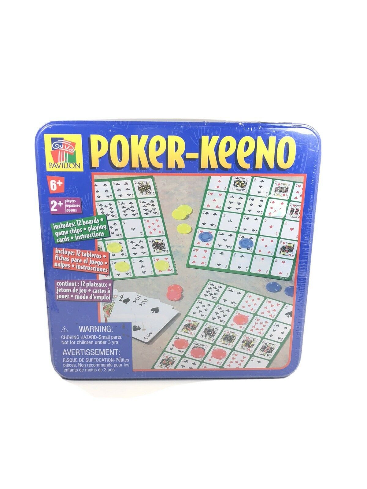 PokerKeeno Pavilion 12 poker keeno playing boards game chips ( New