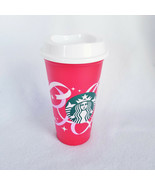 2021 Starbucks Christmas Holiday Ltd Edition Reusable Red 16oz Cup New U... - $23.28