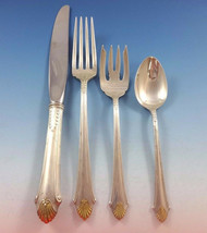 Edgemont Gold by Gorham Sterling Silver Flatware Set 8 Service 33 Pieces Dinner - $2,965.05