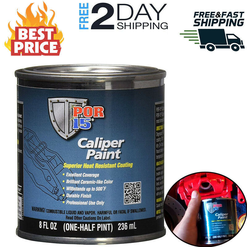 POR15 42806 Red Brake Caliper Paint 8 fl. oz. Everything Else