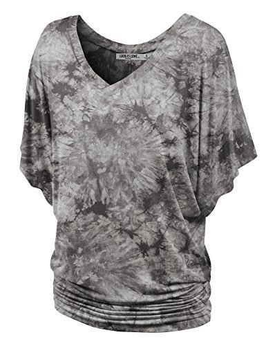 vneck tie dye shirt