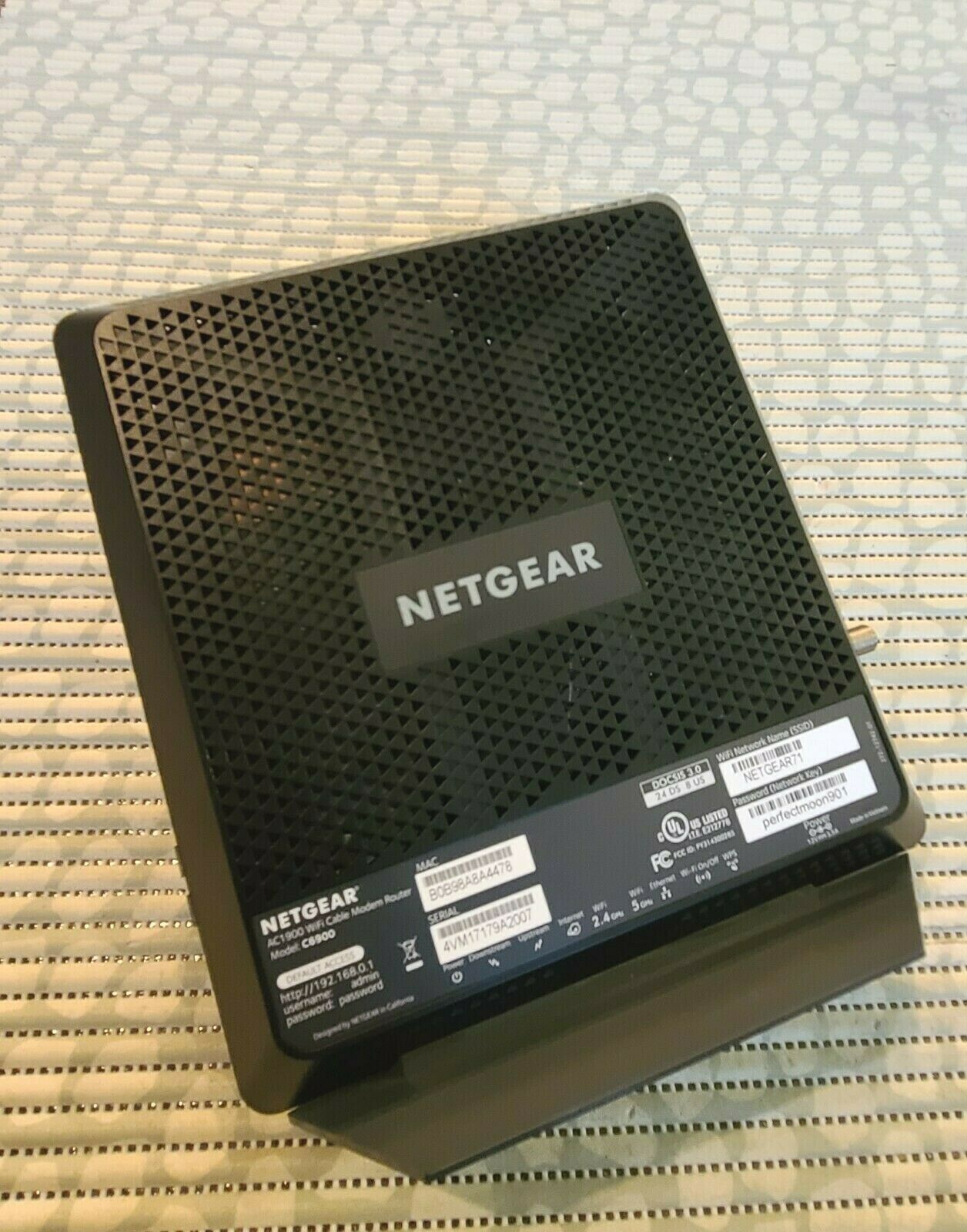 Netgear C6900 Nighthawk AC1900 Modem Router Wireless Routers