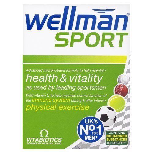 Vitabiotics Wellman Sport x 30 Tablets Advanced Sports/Fitness Supplement