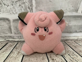 Pokémon Clefairy small mini 4" plush pink stuffed animal beanbag toy Nintendo - $14.84