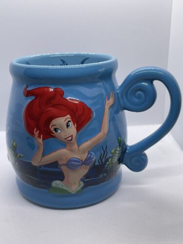 Disney Parks - Ariel The Little Mermaid Coffee/Tea Mug Oversized Blue - $17.15