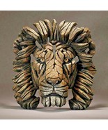 Edge Sculpture Lion Bust 16.9&quot; H Majestic Mane African Wild Stunning Piece - $425.69