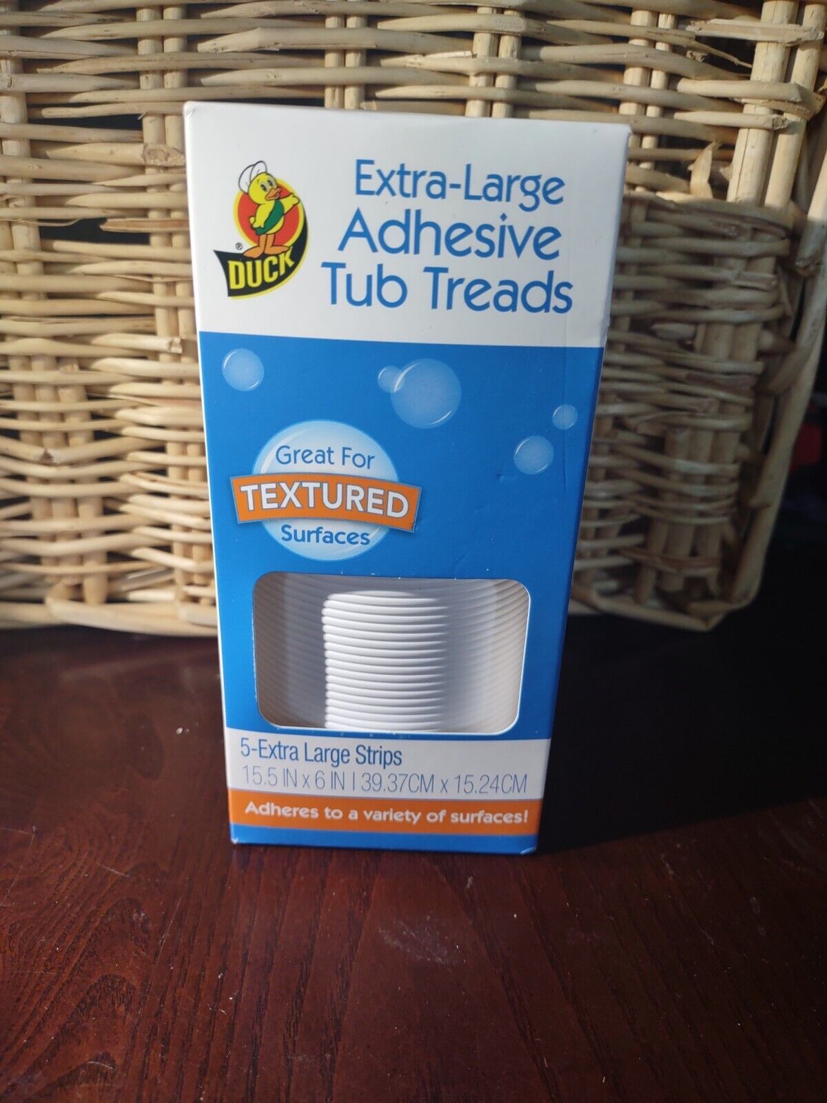 DUCK ExtraLarge Adhesive Bathtub AntiSlip Tub Treads Grips For Shower