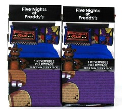 2 Count Franco Manufacturing Co Five Night's At Freddy's Reversible Pillowcase