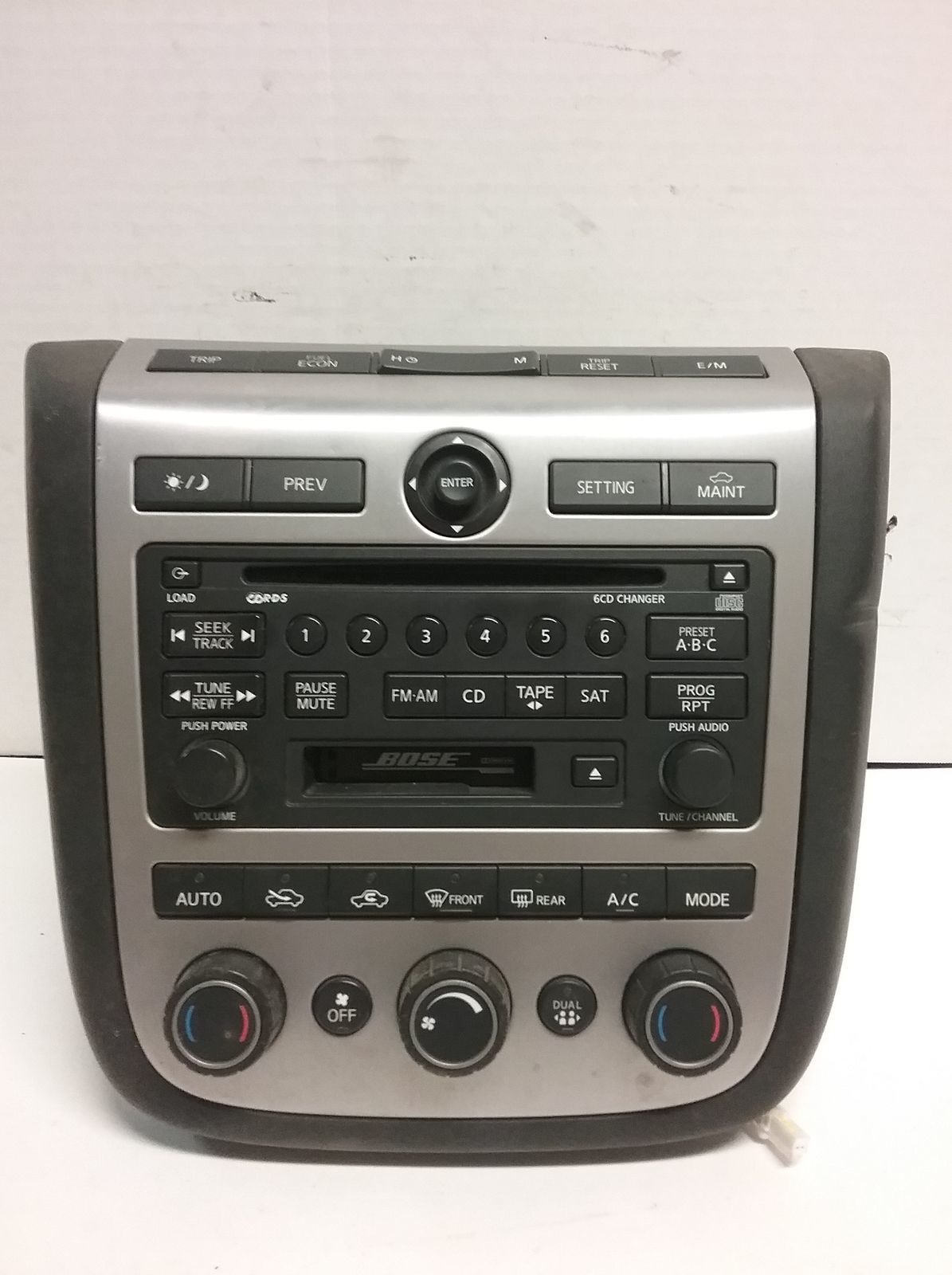 04 05 Nissan Murano 6 disc CD Cassette radio receiver Bose satellite PN