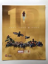 LEGO MARVEL - 16"x20" Original Promo Poster SDCC 2018 MINT 10 Year Anniversary A - $39.20