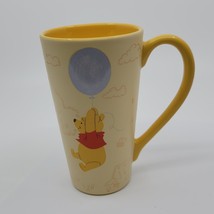 Disney Store Winnie the Pooh Tall Coffee Mug Cup 6 Inches Tall - Pooh & Balloon  - $20.00