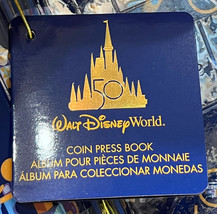 Walt Disney World 50th Anniversary Coin Press Album NEW image 4