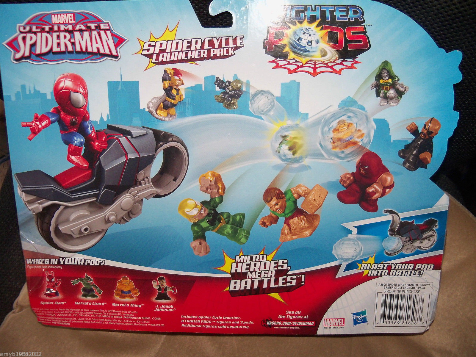 marvel wow pods spiderman
