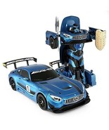 1:14 RC Mercedes-Benz GT3 2.4ghz Transformer Dancing Robot Car | Blue - $99.99