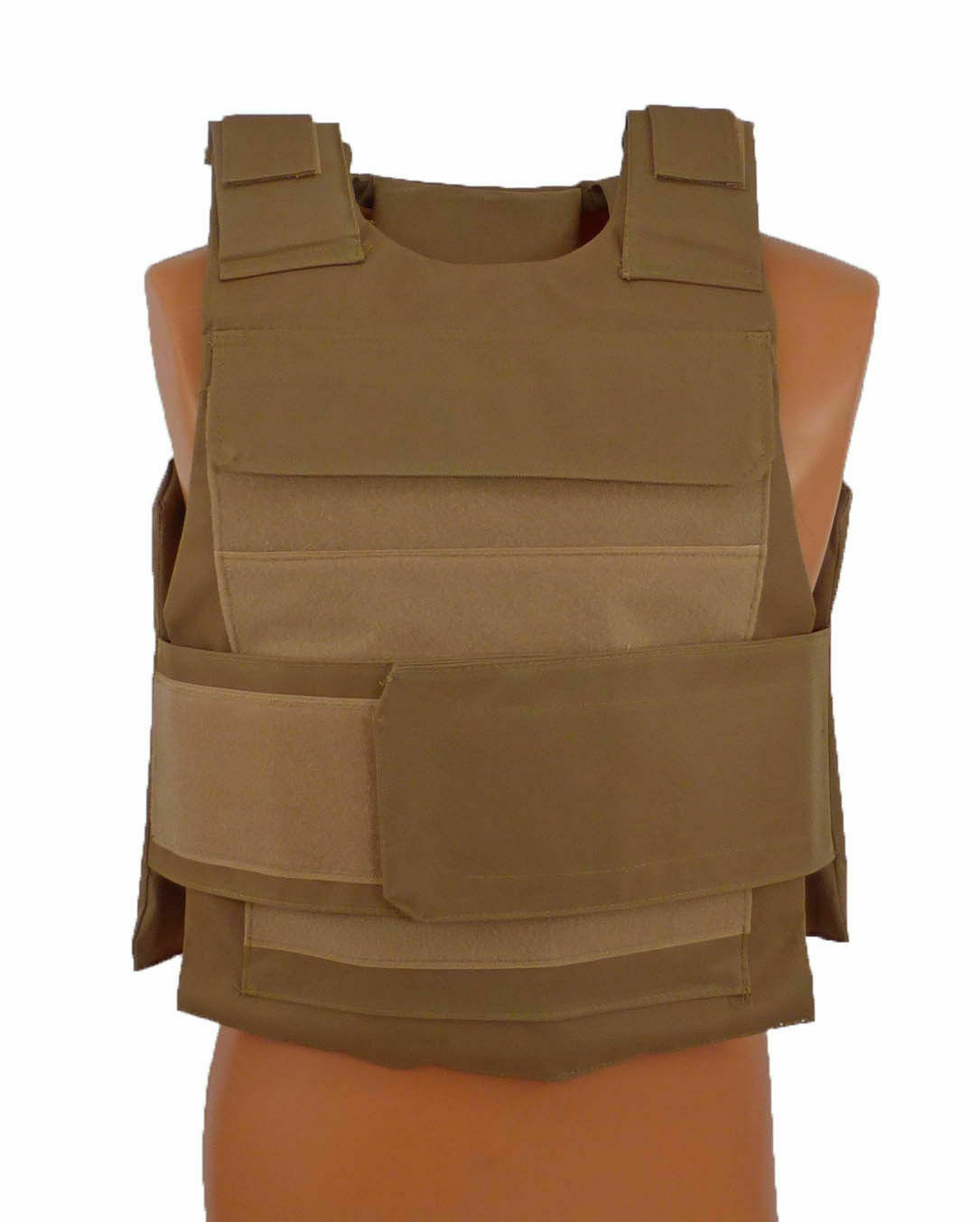 Tactical Scorpion Level III AR500 Steel Body Armor Vest Coyote Full