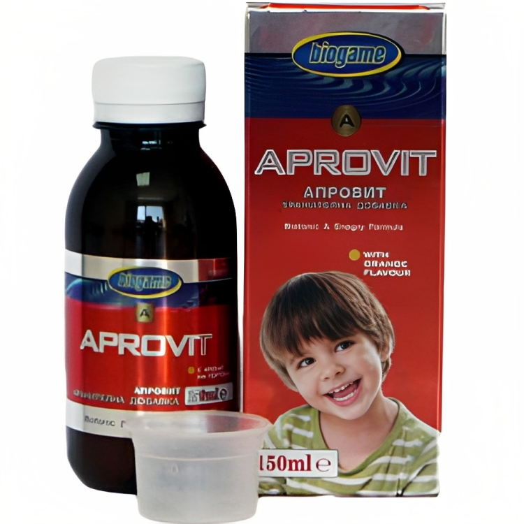 Biogame Aprovit Syrup with RASPBERRY FLAVOUR for HIGH Immunity 150 ml ...