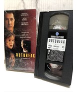 Outbreak VHS Cassette Tape Virus Movie Dustin Hoffman Morgan Freeman Thr... - $3.95