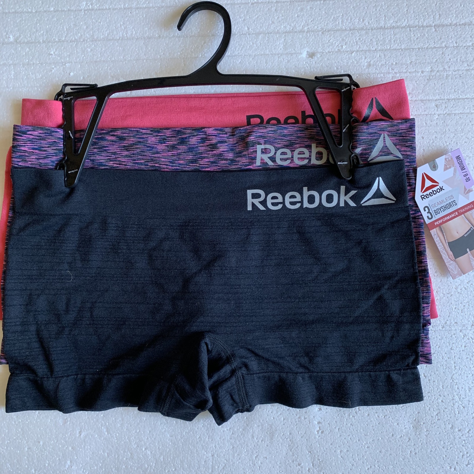 Reebok Seamless Boyshorts 2pack Performance Style M, XL Panties