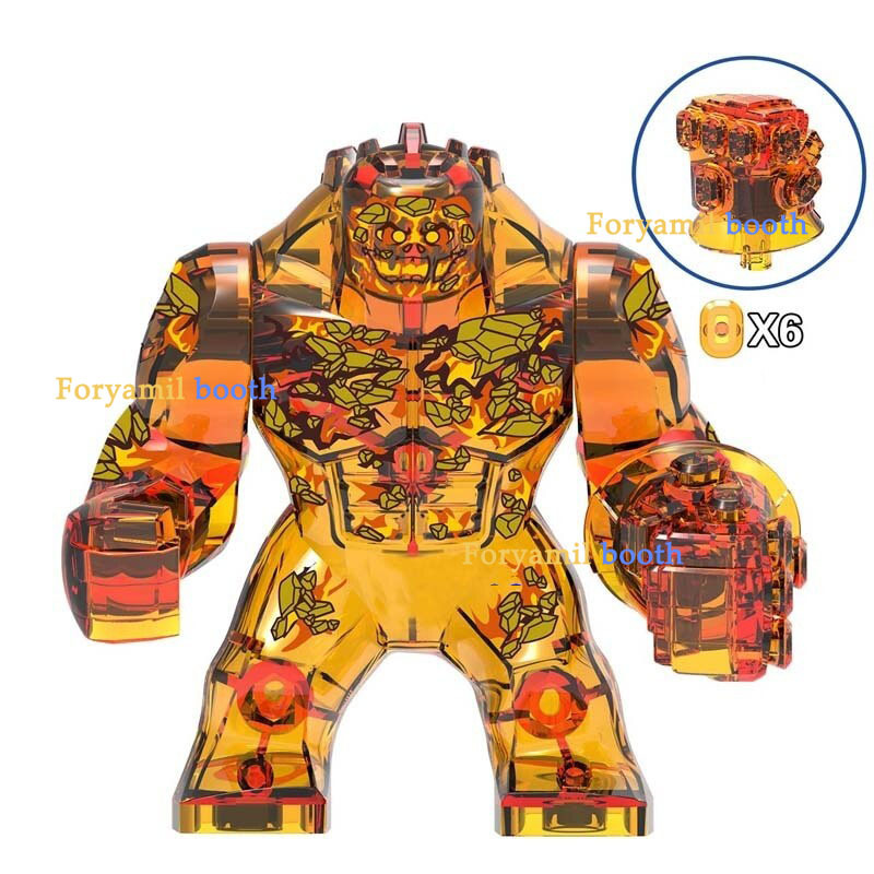 molten man lego instructions